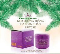 Kem Dưỡng Trắng Da Toàn Thân LRO’CRE (Body Nhỏ)