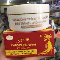 Kem dưỡng trắng da toàn thân THẢO DƯỢC VÀNG siêu trắng chống nắng 120g