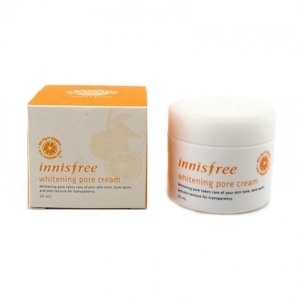 Kem dưỡng trắng da trị thâm nám và se khít lỗ chân lông Innisfree Whitening Pore Cream 50ml