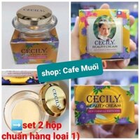KEM DƯỠNG TRẮNG DA TỪ VITAMIN E & DẦU ÔLIU Cecily 16g ( hàng đài loan) ❌SET 2 HỦ