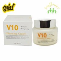 Kem dưỡng trắng da V10 Gleaming Cream Skinaz 100ml của Hàn Quốc