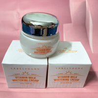 Kem dưỡng trắng da Vitamin Milk Whitening Cream của Hãng Label Young