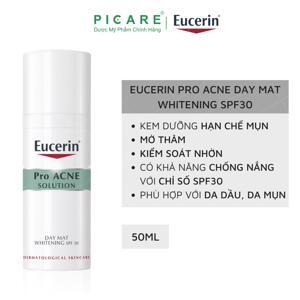 Kem dưỡng trắng dành cho da mụn Eucerin Day Mat Whitening SPF30