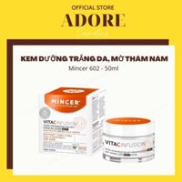Kem dưỡng trắng Mincer 602 50ml, kem dưỡng trắng da mặt, mờ thâm nám, chống lão hóa da với vitamin C tự nhiên