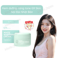 Kem Dưỡng Trắng, Mờ Thâm, Tàn Nhang G9Skin White Whipping Cream Xanh Lá Nội Địa Nhật Bản