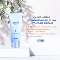 Kem Dưỡng Trắng Nâng Tone Diamond Pure Glow Tone-Up Cream 100ml