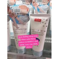 Kem dưỡng trắng nâng tông body Shiro ashi Hime 100g