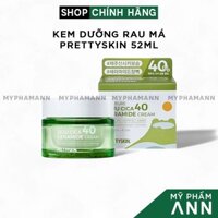 Kem Dưỡng Trắng Prettyskin The Pure Ceramide Cream Chiết Xuất Rau Má 52ml - Kem Dưỡng Ẩm Hàn Quốc Chính Hãng