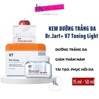 Kem Dưỡng Trắng Tái Tạo Da, Giảm Thâm Nám V7 Toning Light Dr.Jart+ Hàn Quốc, Kem Dưỡng Nâng Tone 15ml 50ml