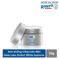 Kem dưỡng trắng toàn diện Hada Labo Perfect White Supreme Cream 50g [bonus]