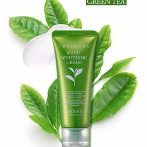 Kem dưỡng trắng trà xanh Coibana Green Tea Magic Whitening Cream 60ml
