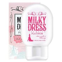 KEM DƯỠNG TRẮNG VÀ CHỐNG LÃO HÓA MILKY DRESS THE WHITE PLATINUM 65G CHÍNH HÃNG - 8698