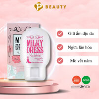 Kem dưỡng trắng và chống lão hóa Milky Dress The White Platinum (65g)