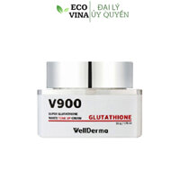 Kem Dưỡng Trắng Wellderma V900 Super Glutathione White Tone Up Cream 50g