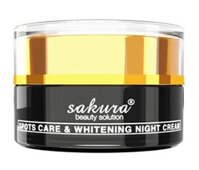 Kem Dưỡng Trị Nám Ban Da Đêm Sakura Spot Care & Whitening Night Cream