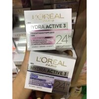 KEM DƯỠNG VÀ LÀM TRẮNG DA LOREAL HYDRA ACTIVE 3 - ngày và đêm - 100% CHUẨN ĐỨC