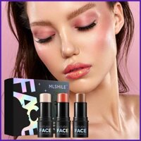 Kem Đường Viền Dính Blush Stick Highlighter Bronzer Pen 3X Kem Blush Trang Điểm Dính Mặt Highlighter Stick nuaedatvn