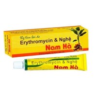 Kem erythromycin & nghệ nam hà