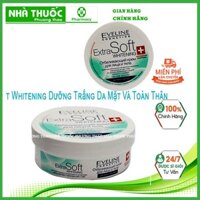 Kem Eveline Extra Soft Whitening Dưỡng Trắng Da Mặt Và Toàn Thân  200ml