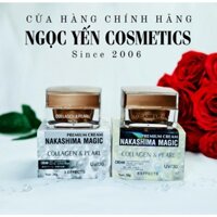 Kem face dưỡng trắng da đa tác dụng Nakashima Magic Collagen&Pearl Nhật Bản (20g)