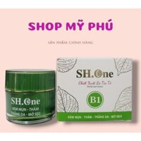 Kem Face Màu Xanh B1 SH One Giá Sỉ Chính Hãng - Kem Mụn Thâm Chiết Xuất Lá Tía Tô