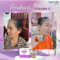 KEM FACE NÁM VITAMIN C SOO MIN - Xóa nám trắng da - Xóa nhăn, trẻ hóa da - Cấp ẩm cho da - Chống nắng