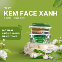 Kem Face Xanh Bạch Hồng Đơn chống nắng, mờ nám, nâng tông trắng sáng - Hộp 10gram