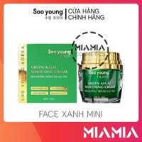 Kem Face Xanh Lục Tảo Dưỡng trắng da ban ngày Mỹ Phẩm Soo Young Chính Hãng 10g