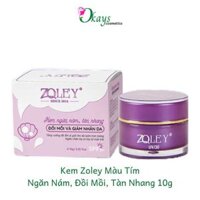 Kem face zoley màu tím OK087 chiết xuất thiên nhiên dưỡng trắng, ngừa mờ nám, đồi mồi ,tàn nhang 10g