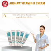 Kem giảm mỏng đỏ, giãn mao mạch & phục hồi da AHOHAW Vitamin K Cream 12g