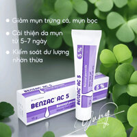 Kem Giảm Mụn Benzac AC 5% Benzoyl Peroxide 15g