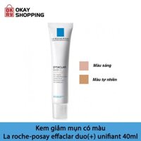 Kem giảm mụn có màu La roche-posay effaclar duo(+) unifiant