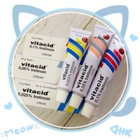 Kem giảm mụn kiềm dầu Vitacid Cream Tretinoin