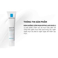 Kem Giảm Mụn La Roche Posay Effaclar Duo+ 40ml