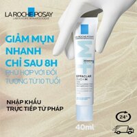 Kem giảm mụn La Roche-Posay Effaclar DUO+ M  40ml giảm mụn nhanh 8 giờ