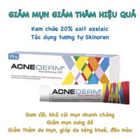 Kem Giảm Mụn Làm Trắng Da Acne Derm 20% Axit Azelaic 20g