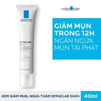 Kem Giảm Mụn Ngăn Ngừa Vết Thâm Và Ngừa Mụn Tái Phát La Roche Posay Effaclar Duo 40ml