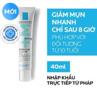 Kem giảm mụn ngăn ngừa vết thâm & mụn tái phát La Roche-Posay Effaclar Duo+ 40ml