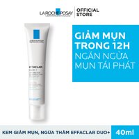 Kem giảm mụn ngăn ngừa vết thâm và giúp ngừa mụn tái phát La Roche Posay Effaclar Duo+ (New) [bonus]