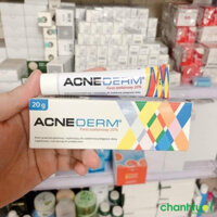 Kem giảm mụn, thâm, mờ nám, mụn trứng cá Acne Derm 20% Azelaic(Acnederm)