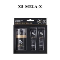 Kem Giảm Nám Mờ Thâm X5 Mela-X Hàn Quốc Set 3 Sản Phẩm Gồm 1 Chai 50ml + 2 Tuýt X 10ml