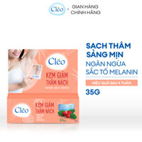 Kem giảm thâm nách Cléo chiết xuất lá lộc đề 35g hiệu quả rõ rệt sau 4 tuần sử dụng