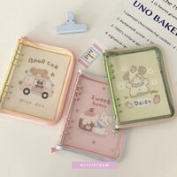 [KÈM GIẤY] VỎ PLANNER KIM TUYẾN DÂY KÉO HAI MÀU A5/A6