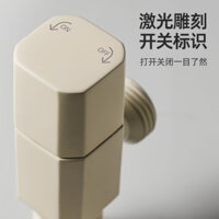 Kem Góc Van Tất Cả Đồng Nóng Lạnh Tam Giác Nước Gia Đình Công Tắc Máy Nước Nóng Van Vệ Sinh Tám-Character Van Nước