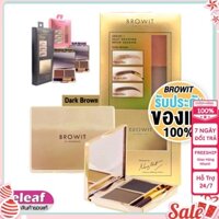 (kèm gương) chì kẻ mày dạng bột Browit by NongChat Series I Easy Drawing Brow Shadow 4g - shopmpThai