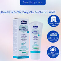 Kem Hăm Ba Tác Động Chicco Chống Hăm, Xoa Dịu Hăm Và Dưỡng Da Cho Bé Từ  0M + Thể Tích  100ML