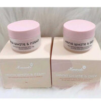 (KEM HANAYUKI-DATE 2026) BỘ 2 SP DƯỠNG TRẮNG MINI HANAYUKI  TÁI TẠO DA(KEM NGÀY VÀ KEM ĐÊM)