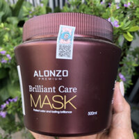 KEM HẤP ALONZO BRILLIANT CARE MASK CHĂM SÓC TÓC NHUỘM 500ML