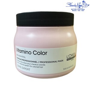 Kem hấp chăm sóc và bảo vệ màu tóc nhuộm L'Oreal Vitamino Color A-OX 500ml