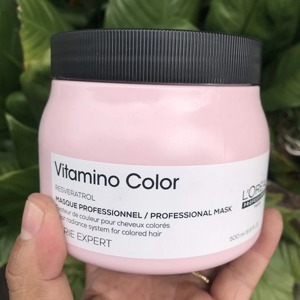Kem hấp chăm sóc và bảo vệ màu tóc nhuộm L'Oreal Vitamino Color A-OX 500ml